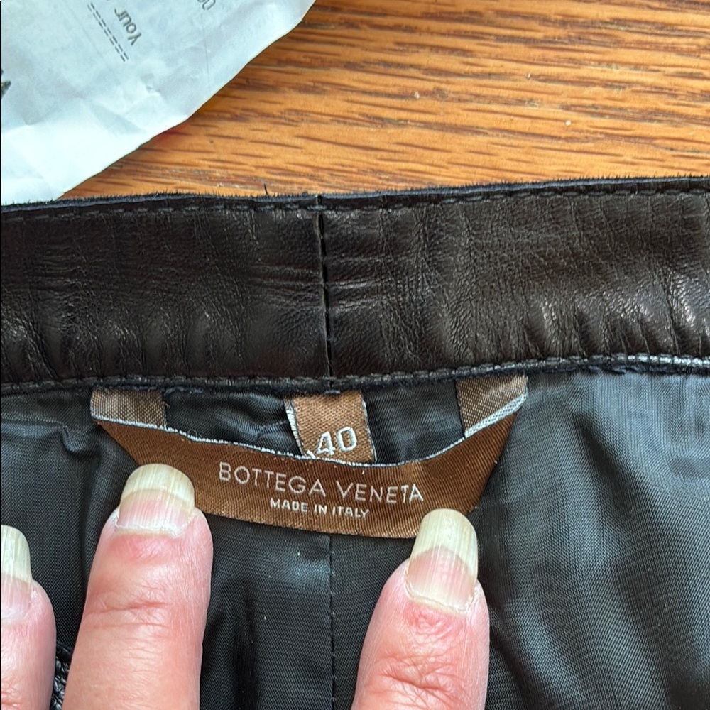 Bottega Veneta black Straight-Leg Pants